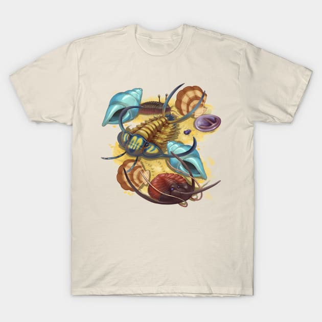 Seashells T-Shirt by Wagglezags